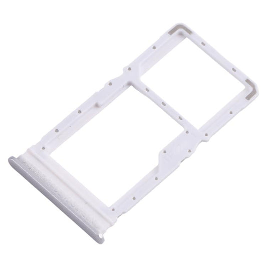For Xiaomi Poco M6 4G 10pcs SIM Card Tray + SIM Card Tray / Micro SD Card Tray (Silver) - Card Tray by buy2fix | Online Shopping UK | buy2fix