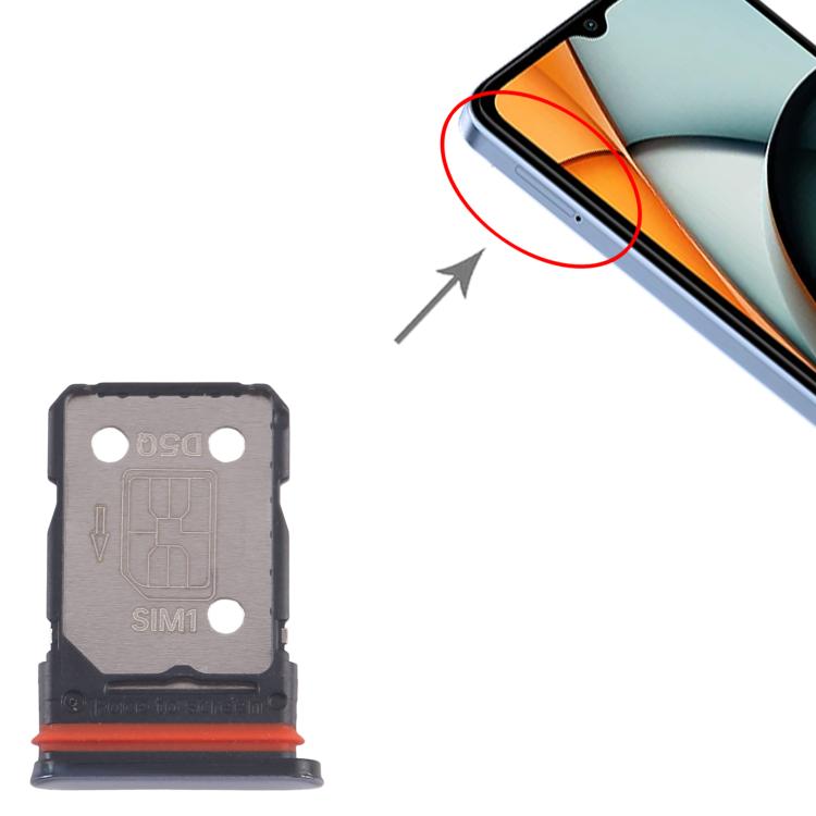 For Xiaomi Redmi A3 Pro 10pcs SIM Card Tray + SIM Card Tray (Black) - Card Tray by buy2fix | Online Shopping UK | buy2fix