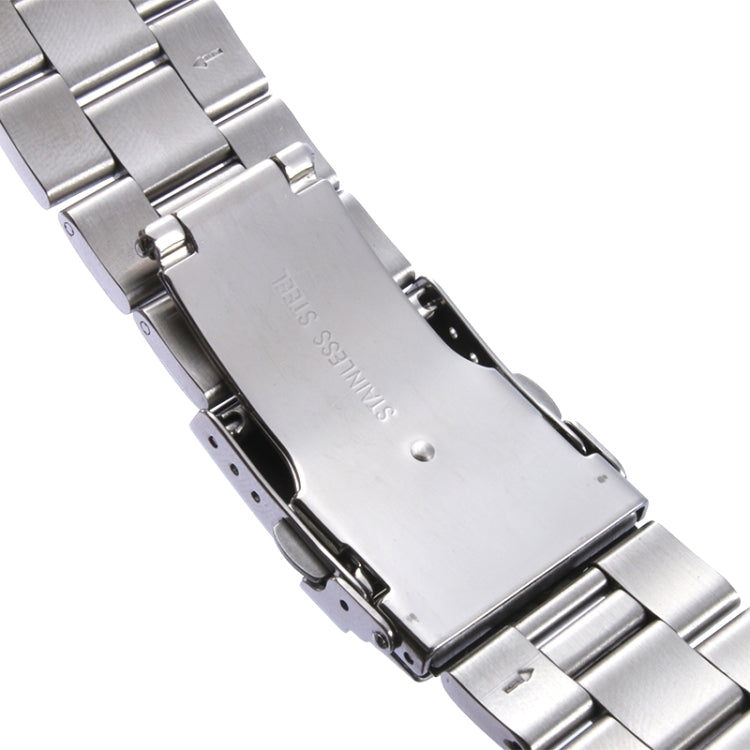 For Apple Watch 42mm Stainless Steel Classic Buckle Watch Band by buy2fix