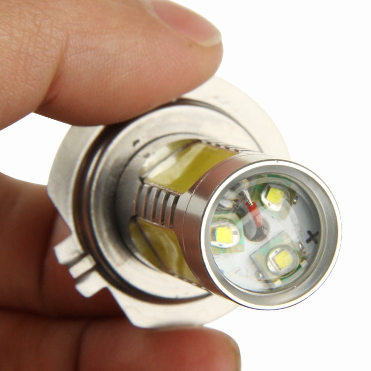 H7 21W White LED Fog Light for Vehicles, DC 12-24V by buy2fix