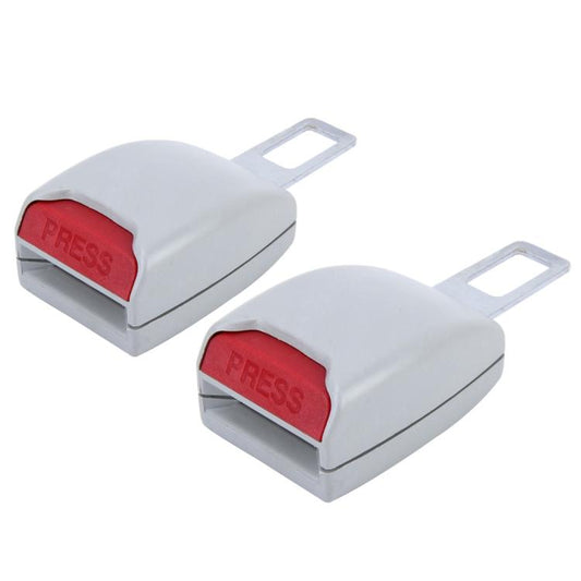 2 PCS Universal Car Seat Belt Extension Buckle(Grey) by buy2fix