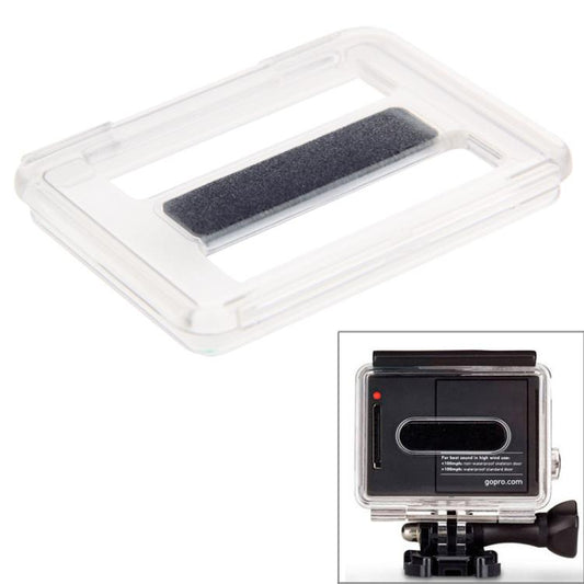 Apertured Backdoor Hard Housing Cover for GoPro Hero 4 / 3+ by buy2fix