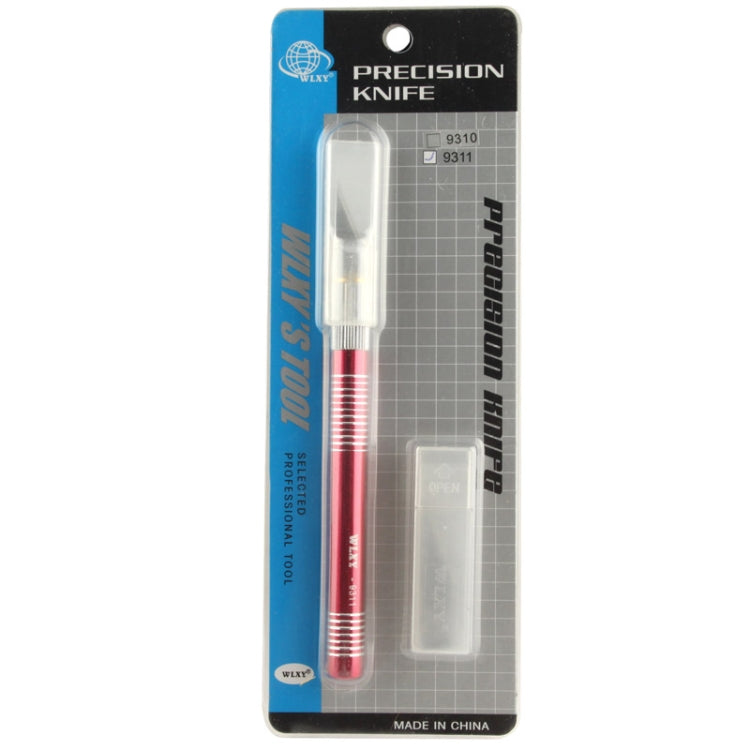 WLXY-9311, WLXY Tool Precision Knife with Replaceable Blade for Mat Cutting / Model Making / Etching / Carving / Scoring / Trimming, OAL: 145mm, Size: 121mm x 10mm Diameter by WLXY