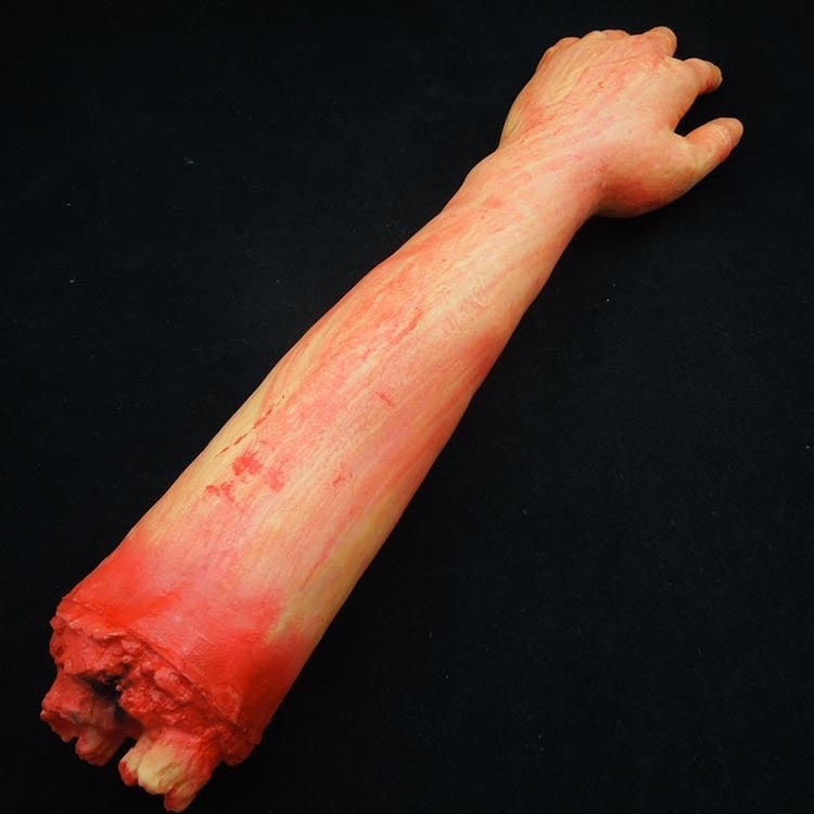 52cm Halloween Horror Props April Fool Day Party Prop Body Parts Decoration Long Bloody Hand by buy2fix