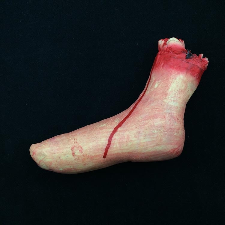 25cm Halloween Horror Props April Fool Day Party Prop Body Parts Decoration Bloody Foot by buy2fix