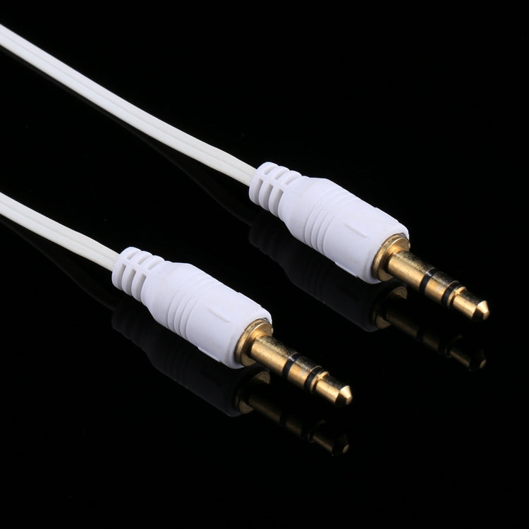 Aux Audio Cable 3.5mm Male to Male Retractable Cord, Compatible with Phones, Tablets, Headphones, MP3 Player, Car/Home Stereo & More, Length: 11cm to 80cm(White) by buy2fix