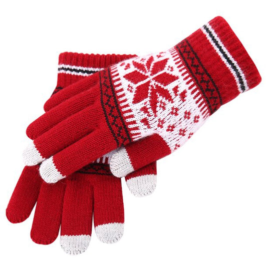 Multifunctional Three Fingers Touch Screen Wool Warm Gloves, For iPhone, Galaxy, Huawei, Xiaomi, HTC, Sony, LG and other Touch Screen Devices(Pink) - Touch Gloves by buy2fix | Online Shopping UK | buy2fix