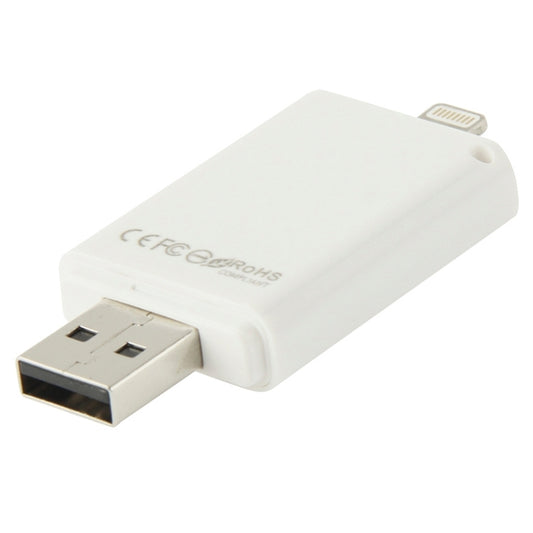 16GB i-Flash Driver HD U Disk USB Drive Memory Stick for iPhone / iPad / iPod touch(White) by buy2fix