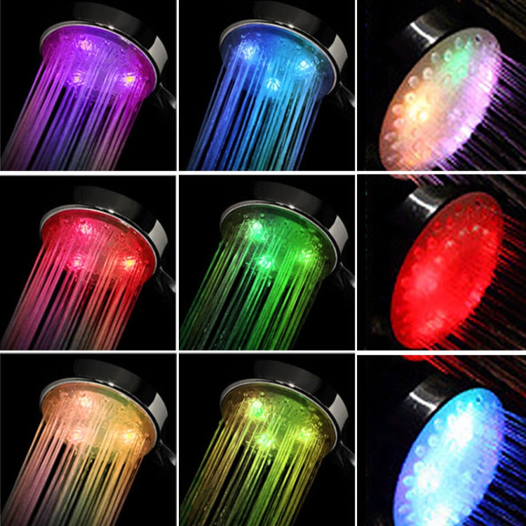 ENKAY RC-9816 Jump Change Seven Colors 5-LED Shower Head ,No Battery by buy2fix