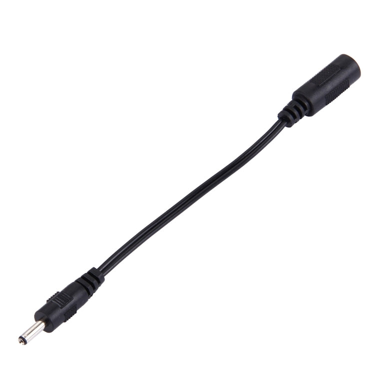 5.5 x 2.1mm DC Female to 3.5 x 1.35mm DC Male Power Connector Cable for Laptop Adapter, Length: 15cm(Black) - Universal Power Adapter by buy2fix | Online Shopping UK | buy2fix
