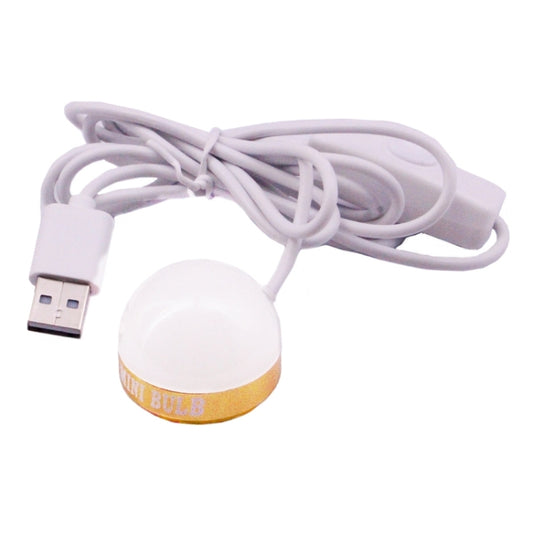 2W Dimmable USB LED Light Bulb with Magnetic, USB-2W-WW 5V 140-150Lumens 6 LED by buy2fix