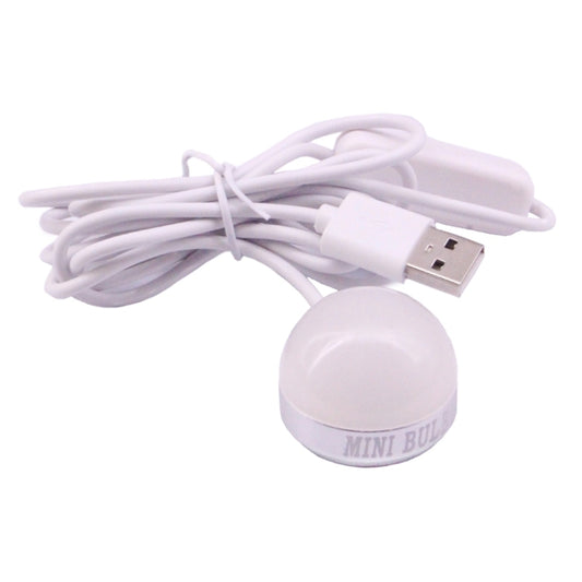 2W USB LED Light Bulb with Magnetic & Cable, USB-2W-WW 5V 140-150Lumens 6 LED by buy2fix