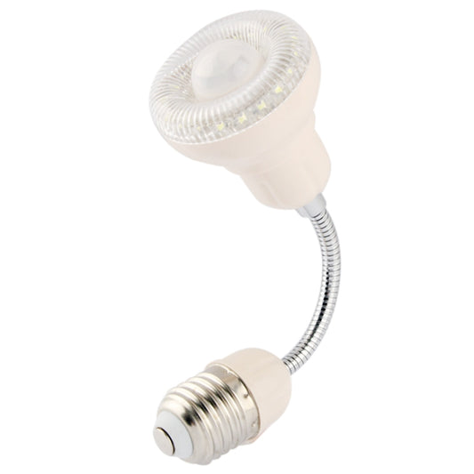 1.8W E27 Spiral Human Sensor Light Control Energy-saving Night Light, Sensitive Distance: 5 - 7m(White) by buy2fix