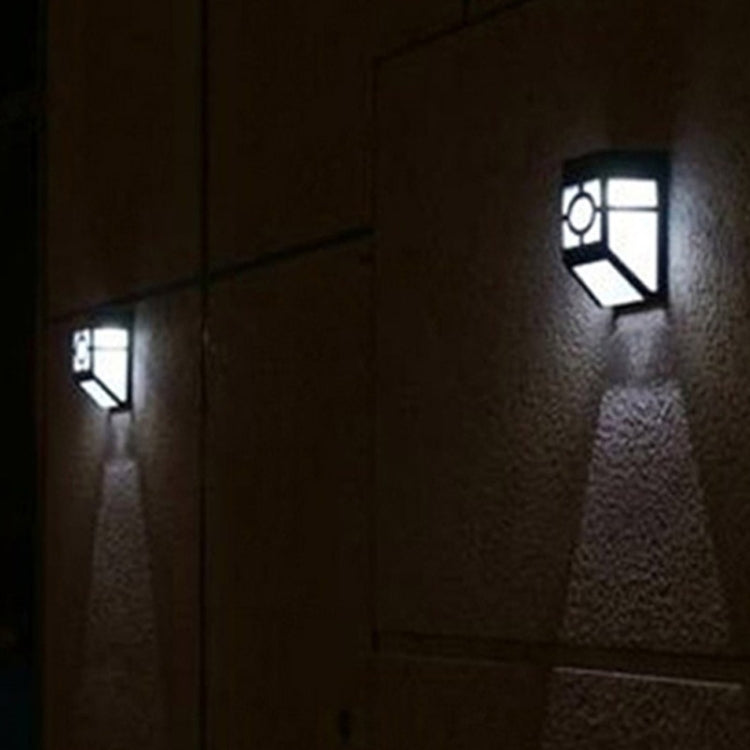 Outdoor High Power 0.2W Solar Lantern Light, 2 LED Fence Lamp Solar Wall Mounted Light by buy2fix