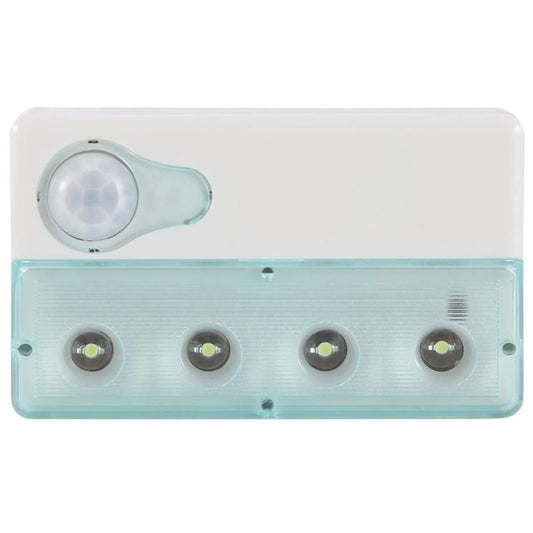 Infrared PIR Auto Sensor Motion Detector Light, Mini USB Port, 4 LED, White Light, Sensitive Distance: 3m(Baby Blue) by buy2fix