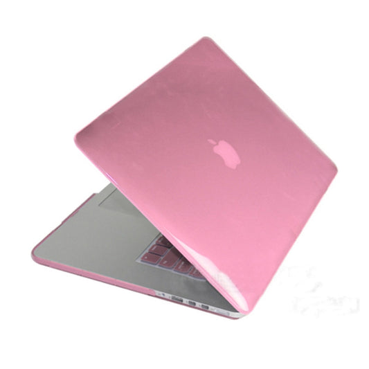 Hard Crystal Protective Case for Macbook Pro Retina 15.4 inch(Pink) by buy2fix