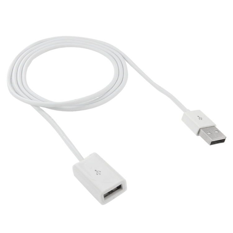 USB AM to AF Extender Extension Cable for Mac, Length: 1m(White) by buy2fix