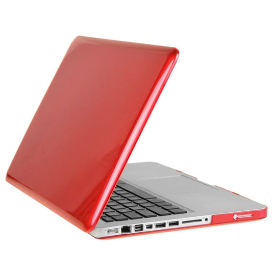 ENKAY for Macbook Pro 15.4 inch (US Version) / A1286 Hat-Prince 3 in 1 Crystal Hard Shell Plastic Protective Case with Keyboard Guard & Port Dust Plug(Red) by ENKAY