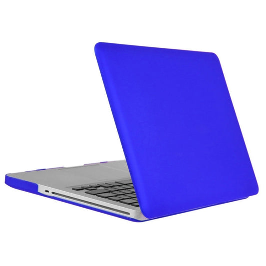 ENKAY for Macbook Pro 13.3 inch (US Version) / A1278 Hat-Prince 3 in 1 Frosted Hard Shell Plastic Protective Case with Keyboard Guard & Port Dust Plug(Dark Blue) by ENKAY