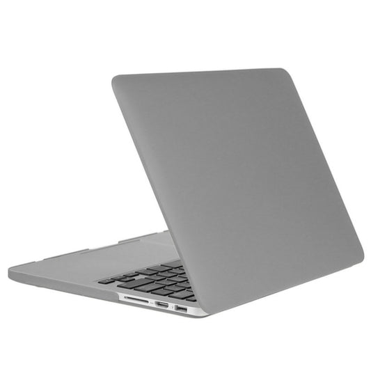 ENKAY for Macbook Pro Retina 13.3 inch (US Version) / A1425 / A1502 Hat-Prince 3 in 1 Frosted Hard Shell Plastic Protective Case with Keyboard Guard & Port Dust Plug(Grey) by ENKAY