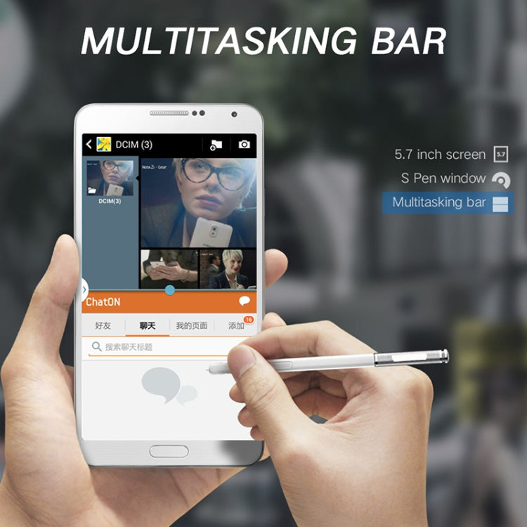 Smart Pressure Sensitive S Pen / Stylus Pen for Galaxy Note III / N9000(Pink) by buy2fix