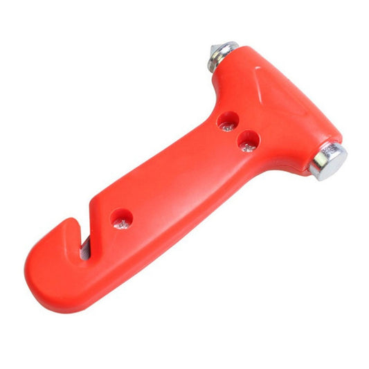 Portable Multi Function Auto Emergency Hammer Escape Tool Life Hammer(Red) by buy2fix