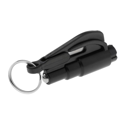 2 in 1 Car Emergency Hammer / Key Chain / Knife Broken Glass Portable Tool(Black) by buy2fix