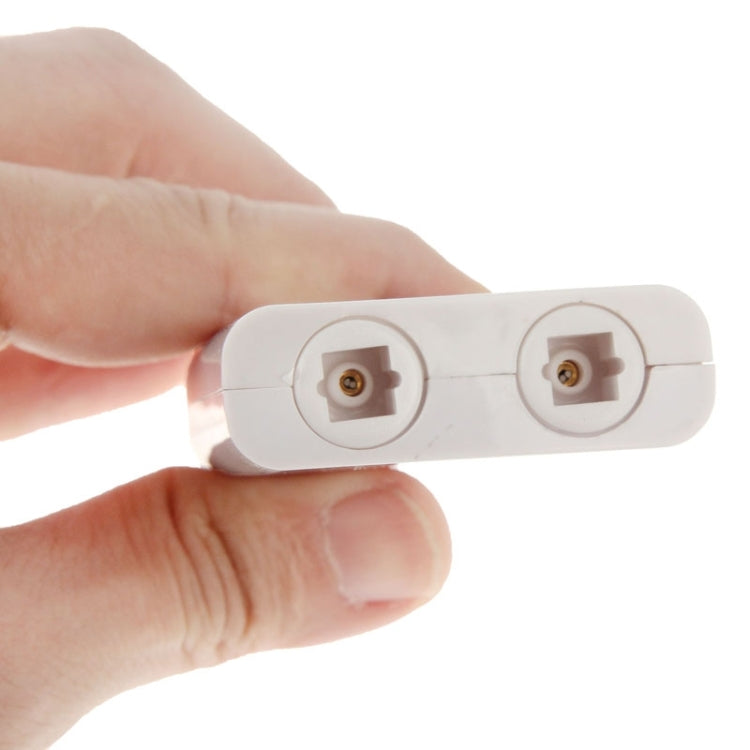 EMK Digital Toslink Optical Fiber Audio Splitter 1 to 2 Cable Adapter for DVD Player(White) by EMK