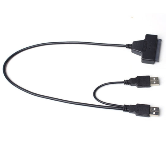 Double USB 2.0 to SATA Hard Drive Adapter Cable for 2.5 inch SATA HDD / SSD by buy2fix