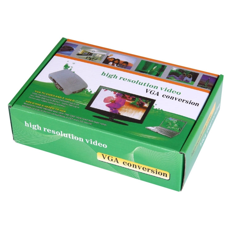 BNC / S-Video to VGA Video Converter(US Plug) by buy2fix