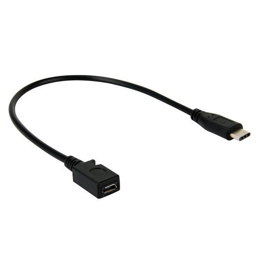 USB-C / Type-C 3.0 Male to Micro USB Female Cable Adapter, Length: 29cm by buy2fix
