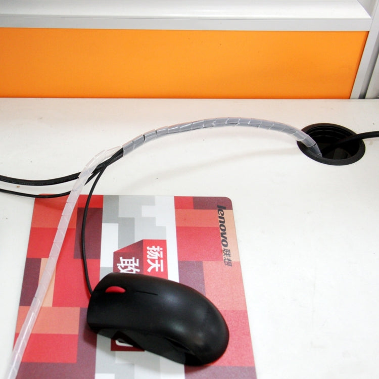 100m Spiral Cable Winding Casing Pipe, Diameter: 8mm by buy2fix