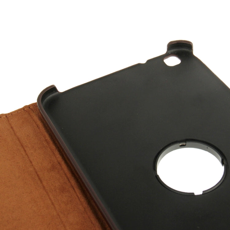 360 Degree Rotation Litchi Texture Leather Case with Holder for Galaxy Tab 3 (8.0) / T3110 / T3100 / T315(Brown) by buy2fix