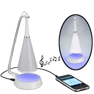 Multifunctional USB LED Desk Lamp, Touch Sensor + Mini Bluetooth V4.0 Speaker(White) by buy2fix