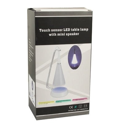 Multifunctional USB LED Desk Lamp, Touch Sensor + Mini Bluetooth V4.0 Speaker(White) by buy2fix