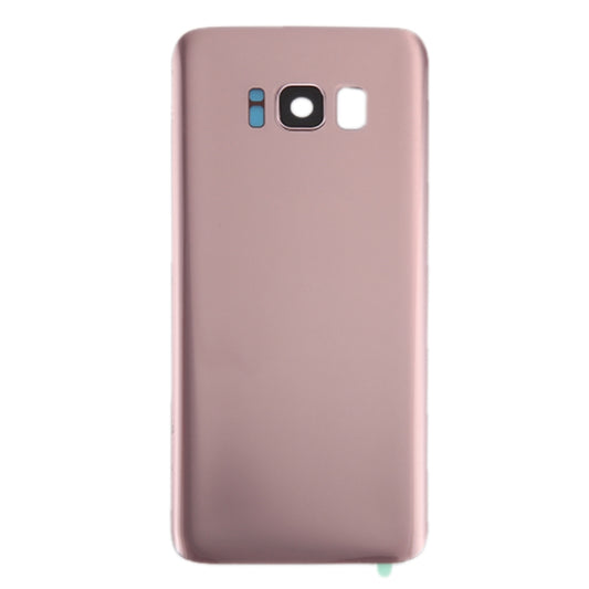 For Galaxy S8 / G950 Battery Back Cover with Camera Lens Cover & Adhesive (Rose Gold) - Back Cover by buy2fix | Online Shopping UK | buy2fix