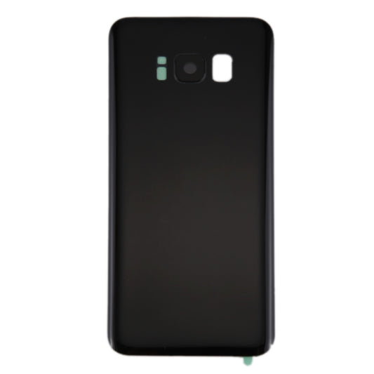 For Galaxy S8+ / G955 Battery Back Cover with Camera Lens Cover & Adhesive (Black) - Back Cover by buy2fix | Online Shopping UK | buy2fix
