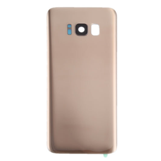 For Galaxy S8+ / G955 Battery Back Cover with Camera Lens Cover & Adhesive (Gold) - Back Cover by buy2fix | Online Shopping UK | buy2fix