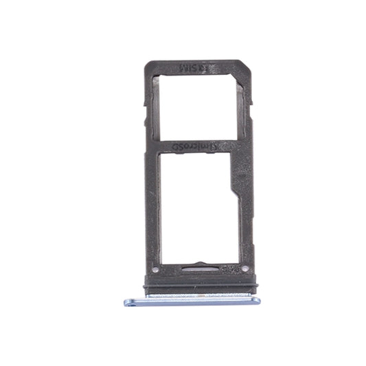 For Galaxy S8 SIM Card Tray + Micro SD Tray (Blue) - Card Tray by buy2fix | Online Shopping UK | buy2fix