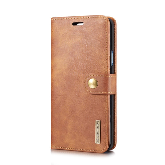 DG.MING for Galaxy S9+ Crazy Horse Texture Horizontal Flip Detachable Magnetic Protective Case with Holder & Card Slots & Wallet(Brown) - Galaxy Phone Cases by DG.MING | Online Shopping UK | buy2fix