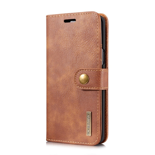 DG.MING for Galaxy S9 Crazy Horse Texture Horizontal Flip Detachable Magnetic Protective Case with Holder & Card Slots & Wallet(Brown) - Galaxy Phone Cases by DG.MING | Online Shopping UK | buy2fix