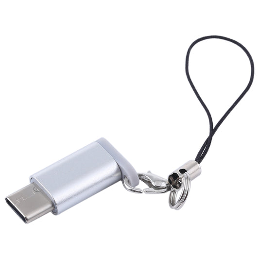 Mini Portable USB to Type-C & USB-C Converter Adapter with OTG(White) by buy2fix