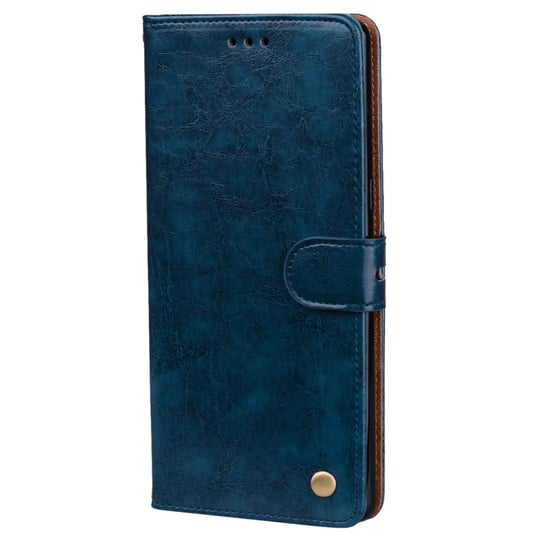 For Samsung Galaxy Note 8 Business Style Oil Wax Texture Horizontal Flip Leather Case with Holder & Card Slots & Wallet(Blue) by buy2fix