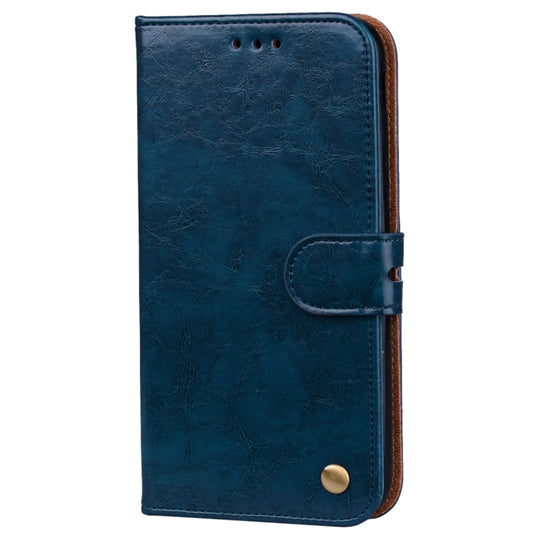 For Samsung Galaxy J5 (2017) / J530 (EU Version) Business Style Oil Wax Texture Horizontal Flip Leather Case with Holder & Card Slots & Wallet(Blue) by buy2fix