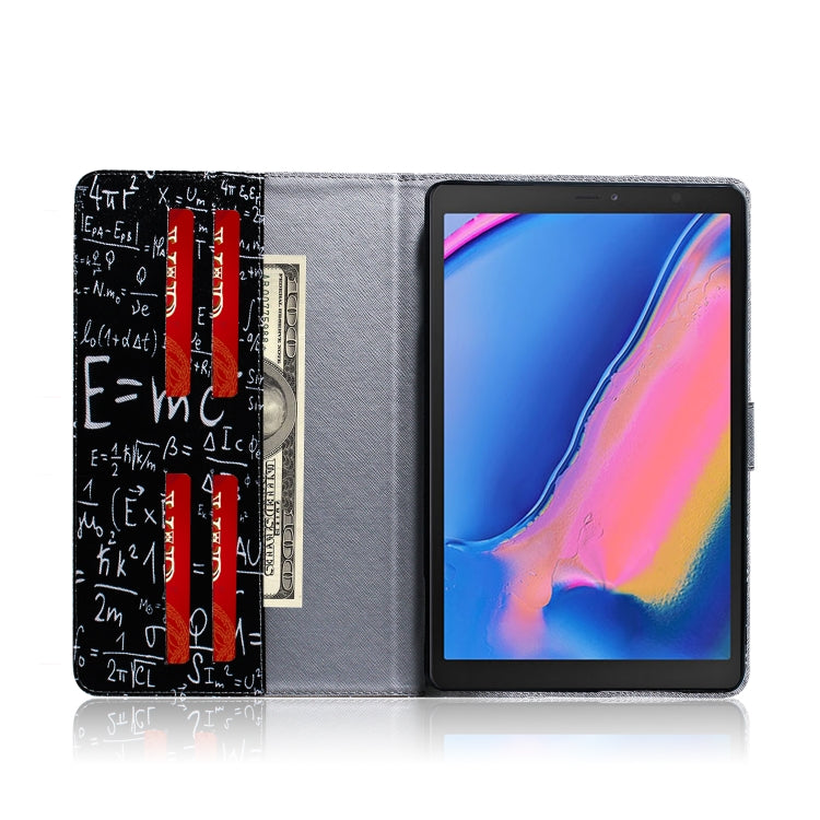 Formula Pattern Horizontal Flip Leather Case for Galaxy Tab A 8 (2019) / P200 / P205, with Holder & Card Slot & Wallet by buy2fix