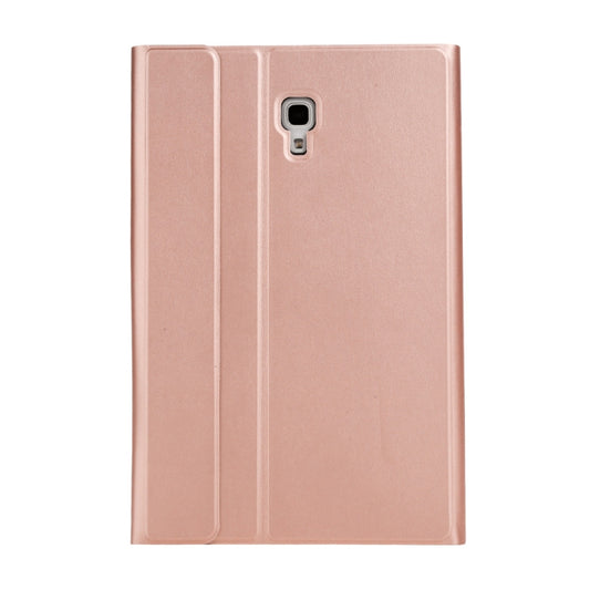 ST590S Bluetooth 3.0 Fine Wool Texture PU Leather ABS Detachable Seven-color Backlight Bluetooth Keyboard Leather Tablet Case for Samsung Galaxy Tab A 10.5 inch T590 / T595, with Pen Slot & Holder (Rose Gold) by buy2fix