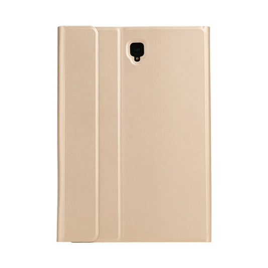 ST830S Bluetooth 3.0 Fine Wool Texture PU Leather ABS Detachable Seven-color Backlight Bluetooth Keyboard Leather Tablet Case for Samsung Galaxy Tab S4 10.5 inch T830 / T835, with Pen Slot & Holder (Gold) by buy2fix