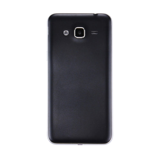 For Galaxy J3 (2016) / J320 Double card version Battery Back Cover + Middle Frame Bezel (Black) - Back Cover by buy2fix | Online Shopping UK | buy2fix