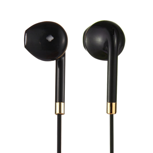 Black Wire Body 3.5mm In-Ear Earphone with Line Control & Mic for iPhone, Galaxy, Huawei, Xiaomi, LG, HTC and Other Smart Phones(Gold) by buy2fix