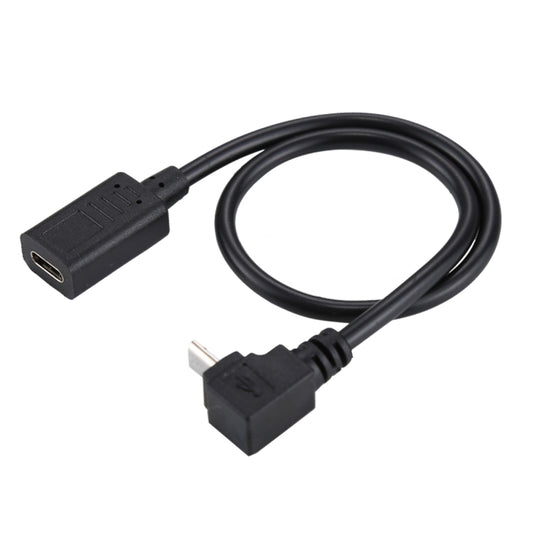 4 PCS USB-C / Type-C Female to Micro USB (Straight / Up / Down / Left Angle) Male Adapter Cable, Length: about 30cm, For Samsung, Huawei, Xiaomi, HTC, Meizu, Sony and other Smartphones by buy2fix
